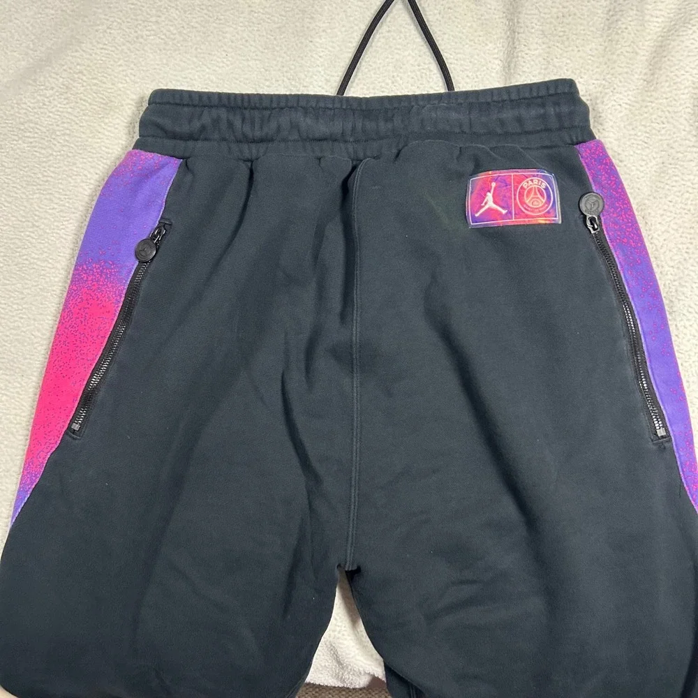 Jordan PSG Paris Saint Germain Sweatpants Mens Medium Black Nebula Joggers